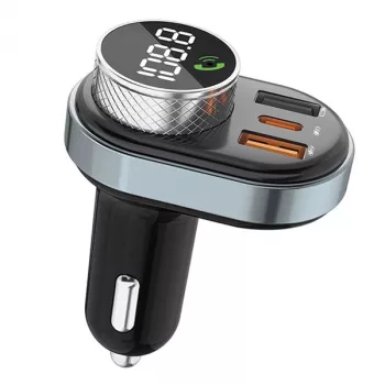 Kaiutinpuhelin Awei C-843 Bluetooth 5.0 FM-lähettimellä, USB- ja USB-C-liitännöillä