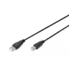 Assmann USB-liitäntäkaapeli. tyyppi A - B M/M. 1,0m. USB 2.0 sopiva. UL. mv (AK-300102-010-S)