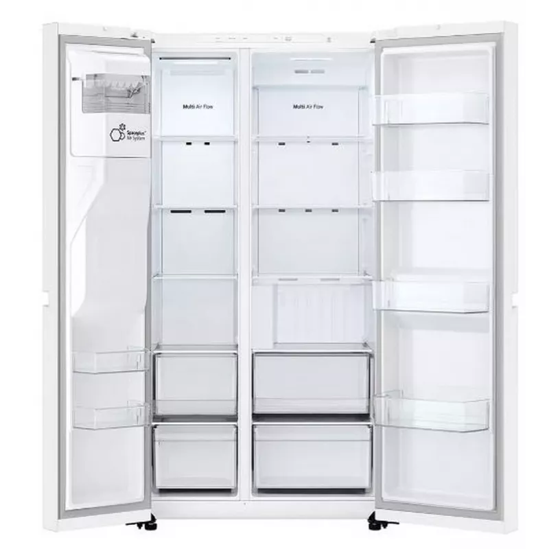 LG GSLC40SWPE Side-by-Side-jääkaappi vapaasti seisova 638 L valkoinen