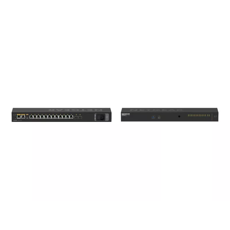NETGEAR M4250-12M2XF Managed L2/L3 2.5G Ethernet 1U musta