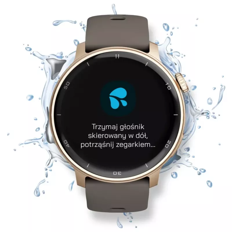 Älykello Stelio STSWA101GD Activ GPS 46 mm kulta — 46 mm GPS-älykello, kultainen kuori