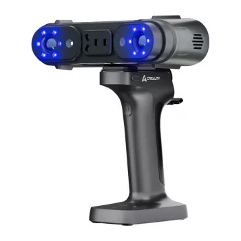 3D-skanneri Creality Sermoon X1 — tarkkuus 0,02 mm, Wi‑Fi 6, 34 laseria, NIR, musta