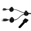 LABEL THE CABLE PRO seinätarrakiinnike, 50 kpl sarja - musta