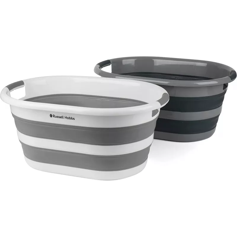 Pyykkikori Russell Hobbs LA053879GRYFEU7 27L taittuva