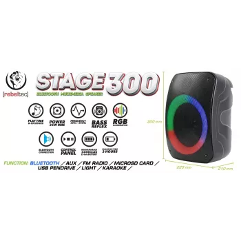 Bluetooth-kaiutin Rebelt ec STAGE 300