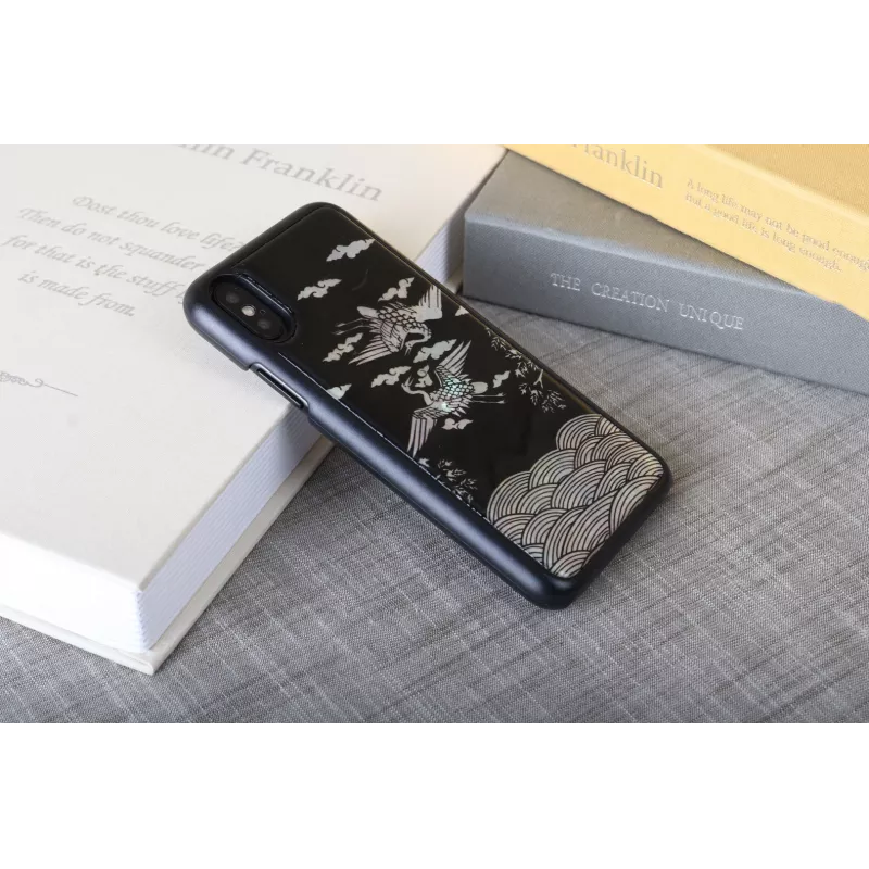 iKins Crane suojakuori iPhone XS/X, musta, K1697J