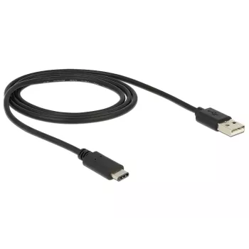USB-kaapeli DeLOCK 83600 USB 2.0 1 m USB-C USB-A musta