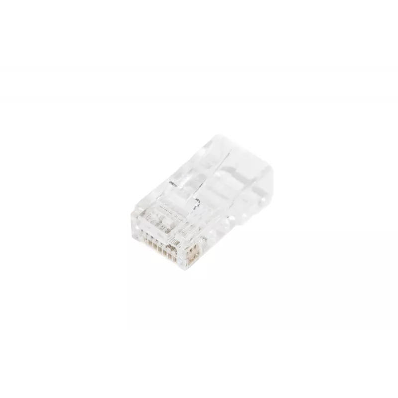 DIGITUS RJ45 modulaariliitin (8P8C) Pass-through, CAT 5e, suojaamaton, AWG 26-24, 100 kpl (X-ML-5U-EZ)