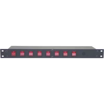Virranjakotaulu EUROLITE 19 tuuman 8× IEC C13-lähtöä malli 70008277