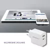 Qoltec 51718 laturi | 45W | 5-20V | 2,4-3A | USB Type-C PD | USB | valkoinen