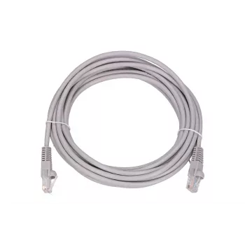 Verkkopatchkaapeli Extralink Cat5e UTP 5 m — RJ-45–RJ-45, harmaa