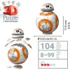 Ravensburger 11578 3D-palapallo Star Wars BB-8, 99 palaa