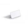 Durable 8055-19 pöytänimikyltin pidike, L-muoto, 52 x 100 mm, akryyli, läpinäkyvä, 10 kpl:n pakkaus