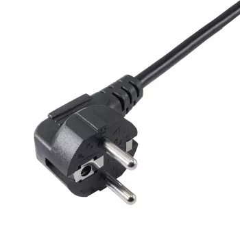 Akyga AK-PC-05A virtajohto CEE 7/7 - IEC C13, 5 m, musta