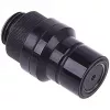 Liitin Alphacool 17440 — messinkinen tietokoneen jäähdytysliitin, musta, 32×86×32 mm