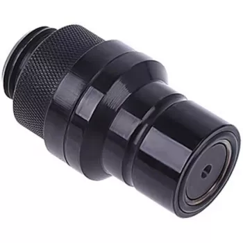 Liitin Alphacool 17440 — messinkinen tietokoneen jäähdytysliitin, musta, 32×86×32 mm