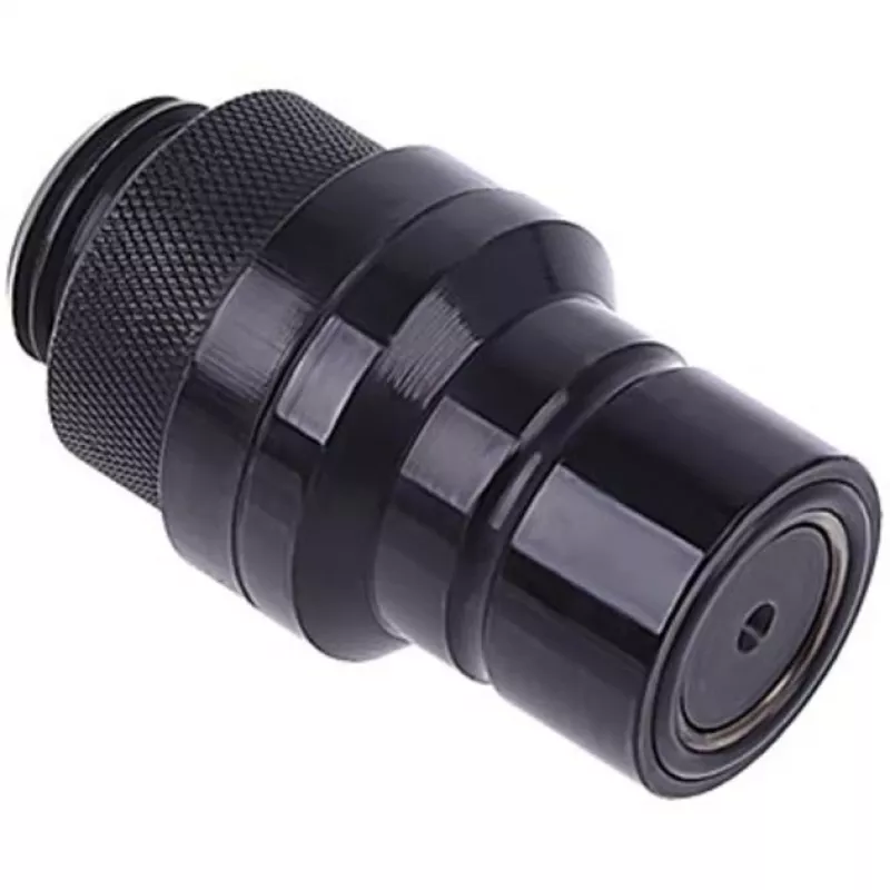 Liitin Alphacool 17440 — messinkinen tietokoneen jäähdytysliitin, musta, 32×86×32 mm