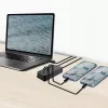 USB 3.2 Gen1 -keskitin, 4x USB-A on/off-kytkin