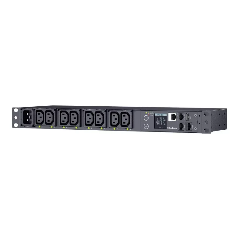 CyberPower PDU41005 virranjakoyksikkö (PDU) 8 AC-lähtöä 1U musta