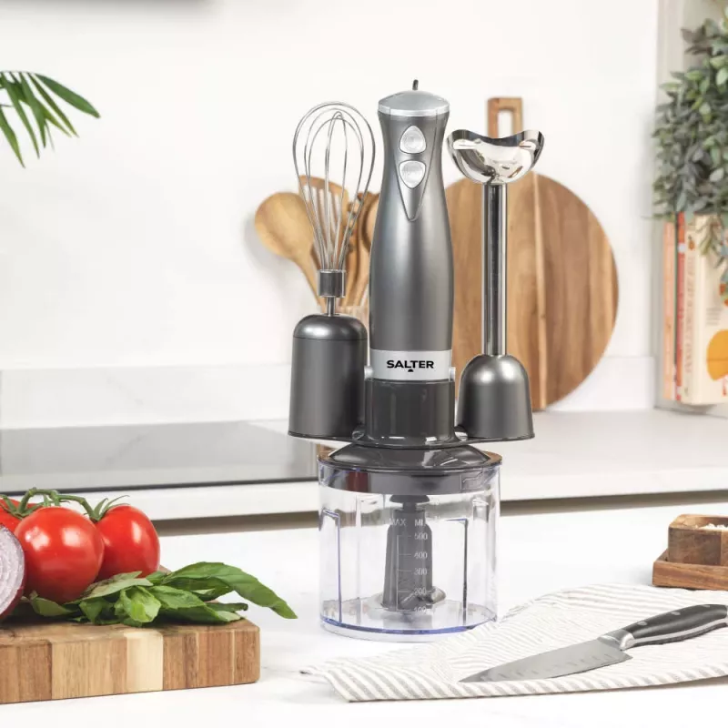 Salter EK2827GUNMETALFVDE Cosmos 3-in-1 tehosekoitinsarja