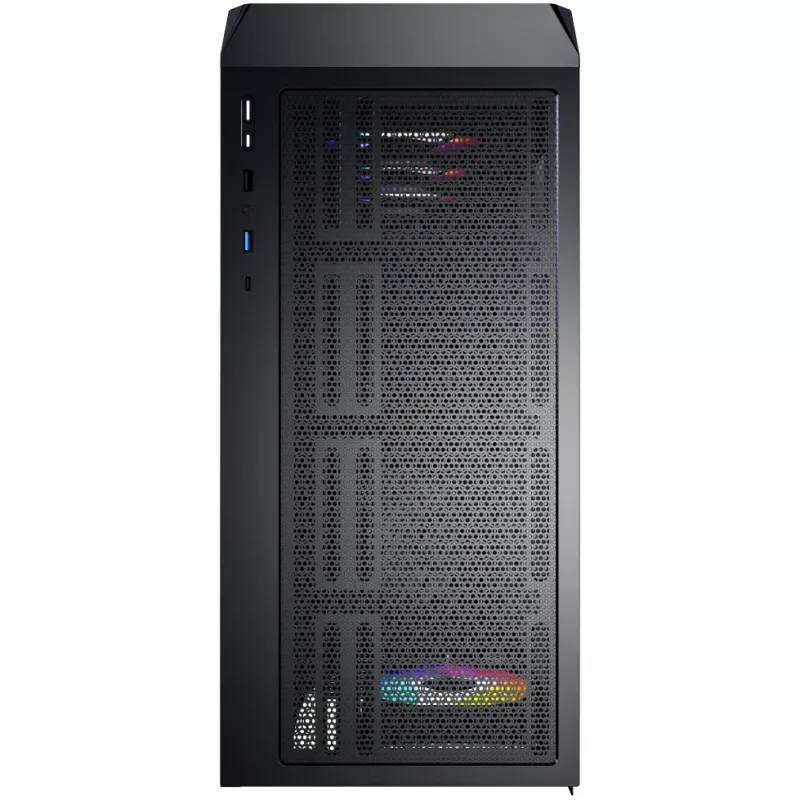PC-kotelo Montech X5 Midi Tower musta ATX 3x 140 mm:n tuuletin
