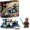LEGO Microfighter Star Wars Plo Koonsin Jedi-tähtihävittäjä 75400 — 89 osaa, 1 minihahmo, ikä 6+