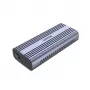 SSD-kotelo Unitek SolidForce Reefer harmaa – M.2 NVMe PCIe, USB‑C 10 Gbit/s, alumiini, 1 asema