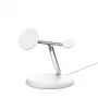 Belkin BoostCharge Pro 3-in-1 langaton latausasema Qi2-tuella, valkoinen (WIZ023VFWH)