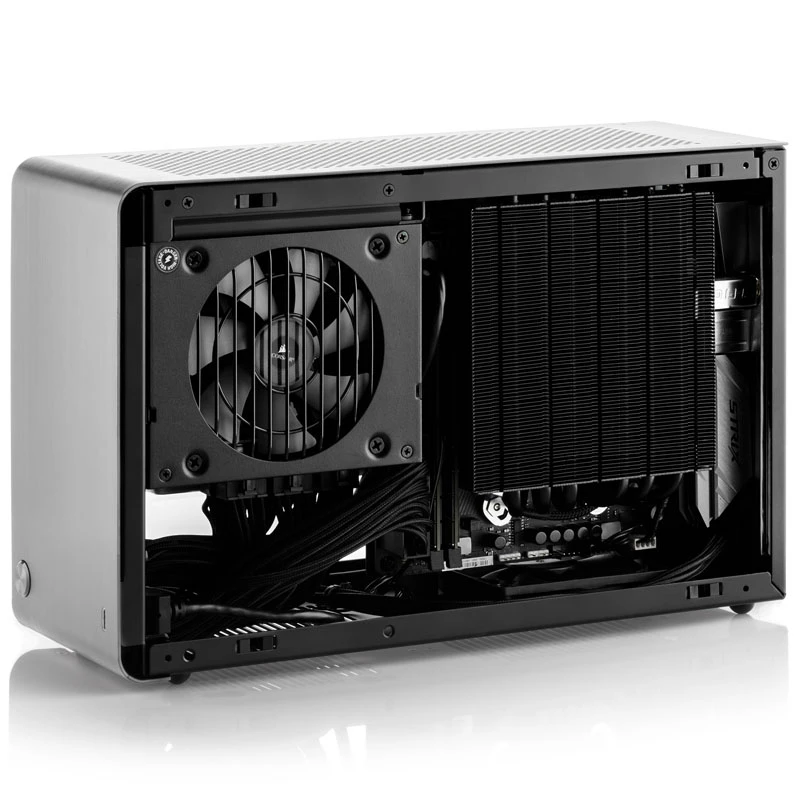 DAN Cases A4-SFX V4.1 - musta + Alpenföhn Schwarz Ridge - 120 mm