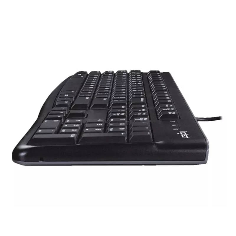 Työpöytä MK120, johdollinen, USB, QWERTZ, musta, hiiri mukana