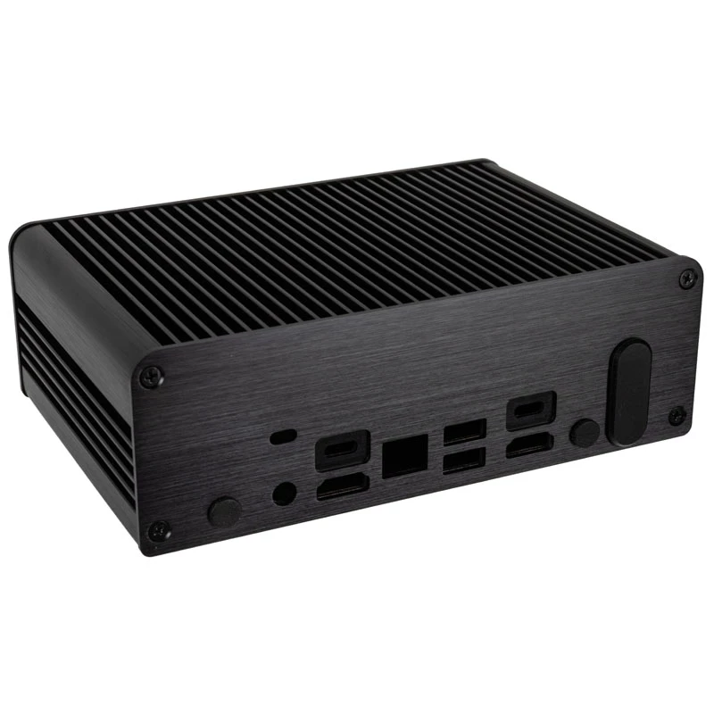 Akasa Newton CTN UCFF-kotelo Intel NUC -tietokoneille, musta (A-NUC75-M1B)