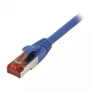Kytkentäkaapeli RJ45 - CAT6 250MHz - 15m sininen - S-STP(S/FTP) - TPE/LSZH (Superflex) - Synergy 21 -