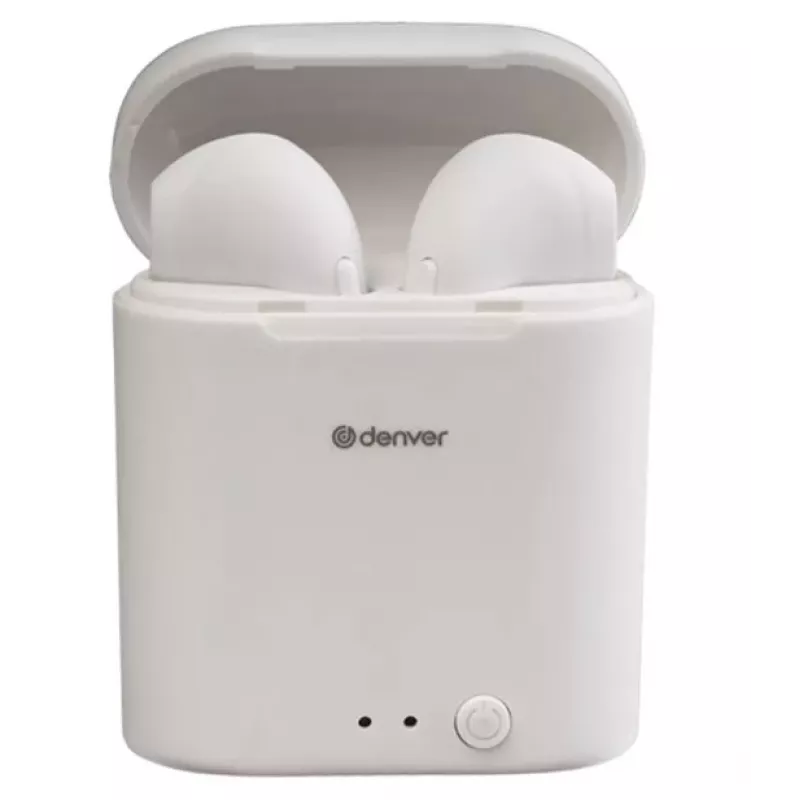 Kuulokemikrofoni Denver TWE-46WHITE