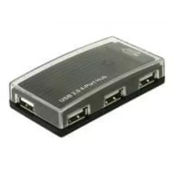 USB-keskitin DeLOCK 4 porttia ulkoinen USB 2.0 480 Mbit/s