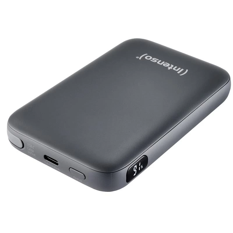 Varavirtalähde USB 10000 mAh/harmaa S10000 7333034 Intenso