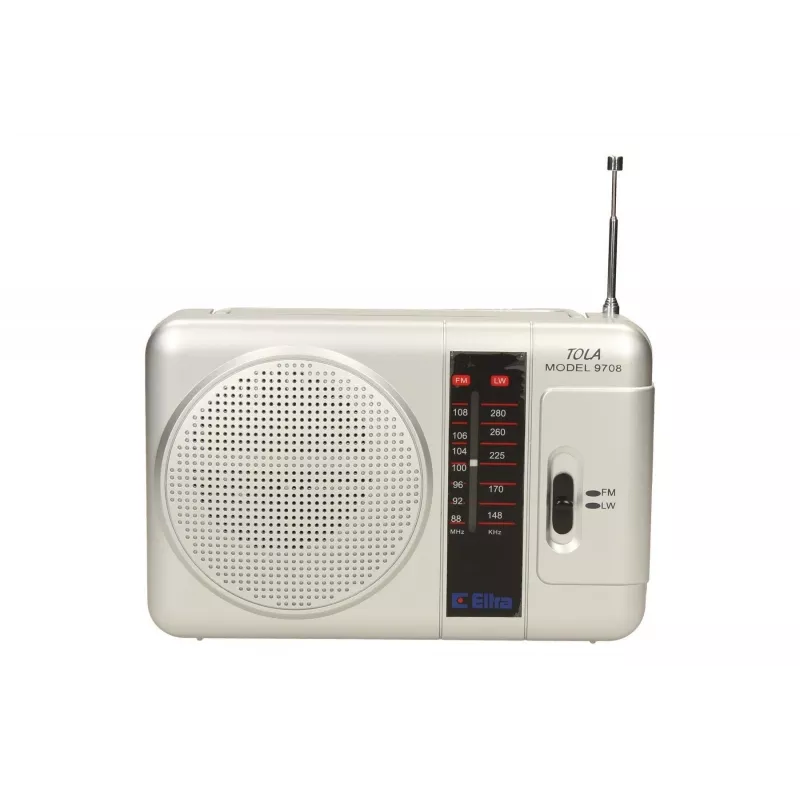 Kannettava radio Eltra TOLA 3 analoginen hopea