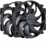 Noctua NF-A14x25r G2 PWM Sx2-PP chromax.musta 140 mm kaksoistuuletinsarja