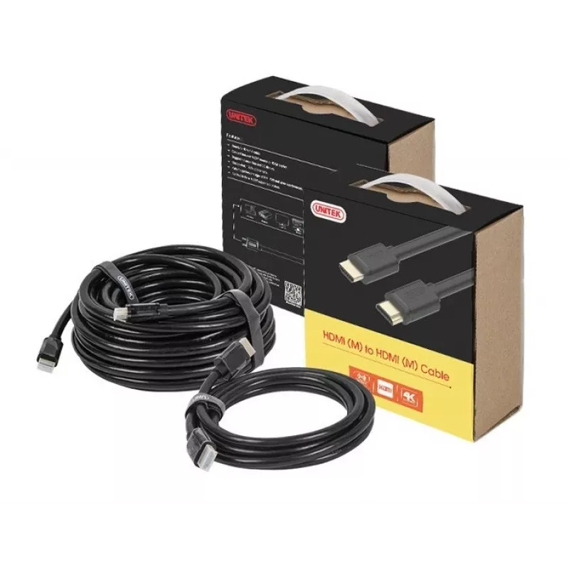UNITEK Y-C137M HDMI-kaapeli 1,5 m HDMI tyyppi A (standardi) musta