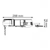 Bosch GWB 10 RE Professional 0601132703 kulmaporakone, 400 W, 1300 kierr./min, 5,5 Nm, hammaskruunuistukka, sininen/musta