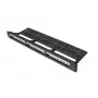 Patch-paneeli 1U LANBERG PPKS-1124-B, 24 porttia, 1U, ABS, musta, 482,6×44,5×154 mm