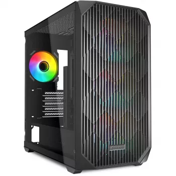 Sharkoon MK3 RGB Micro Tower musta