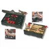 Kiristyspuristin BESSEY STC-S-MFT musta punainen hopea puu 14 kpl