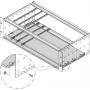 SCHROFF MONTAGEPLATTE 160T 84HP - telinevaruste (34562748)