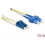 Kuitukaapeli DeLOCK 84881 LC LC/APC OS2 0,5 m keltainen