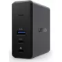 Lenovo X9 Charging GaN Dock johdollinen USB 3.2 Gen 2 (3.1 Gen 2) Type-C harmaa