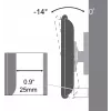 Sbox PLB-3422T kallistettava LED-taulu-TV-teline 23-43 35kg