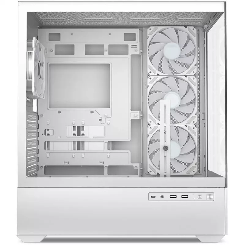 PC-kotelo Sharkoon AK6 RGB, ATX, valkoinen