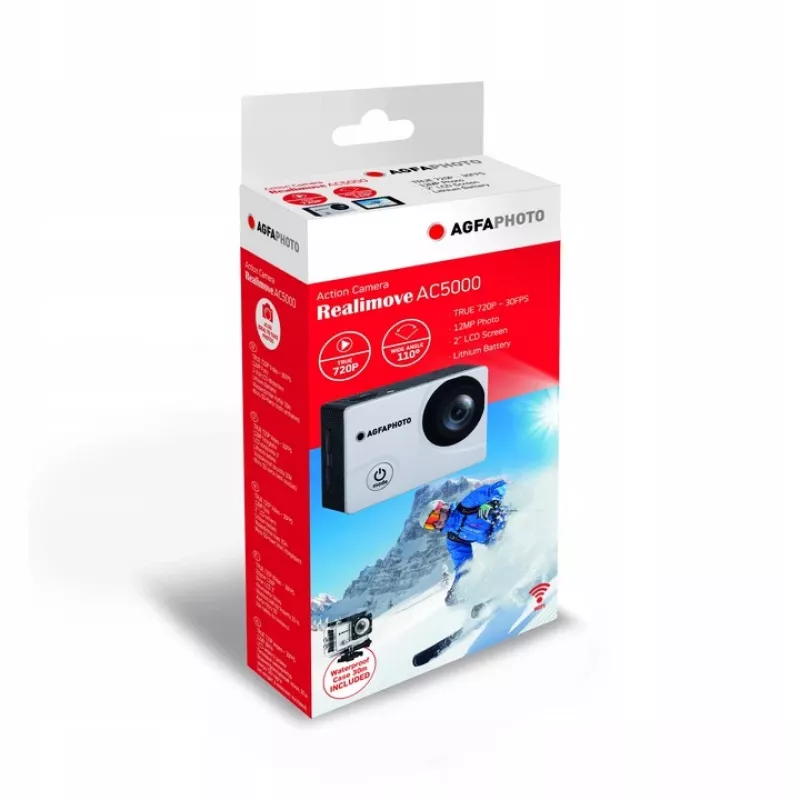 Toimintakamera AgfaPhoto Realimove AC5000 12 MP Full HD Wi‑Fi
