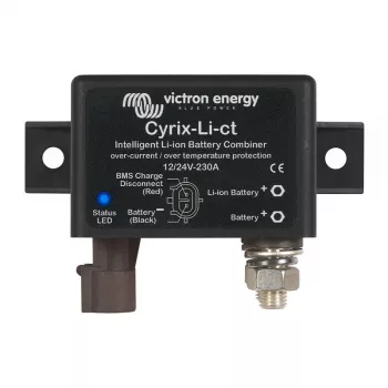 Kombinaattori Cyrix-Li-ct 12/24V 230A — akkuyhdistin 12V- ja 24V-järjestelmiin