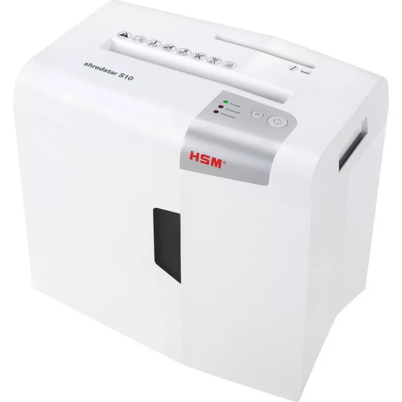 HSM shredstar S10 silppuri, 6 mm + erillinen CD-leikkurimekanismi